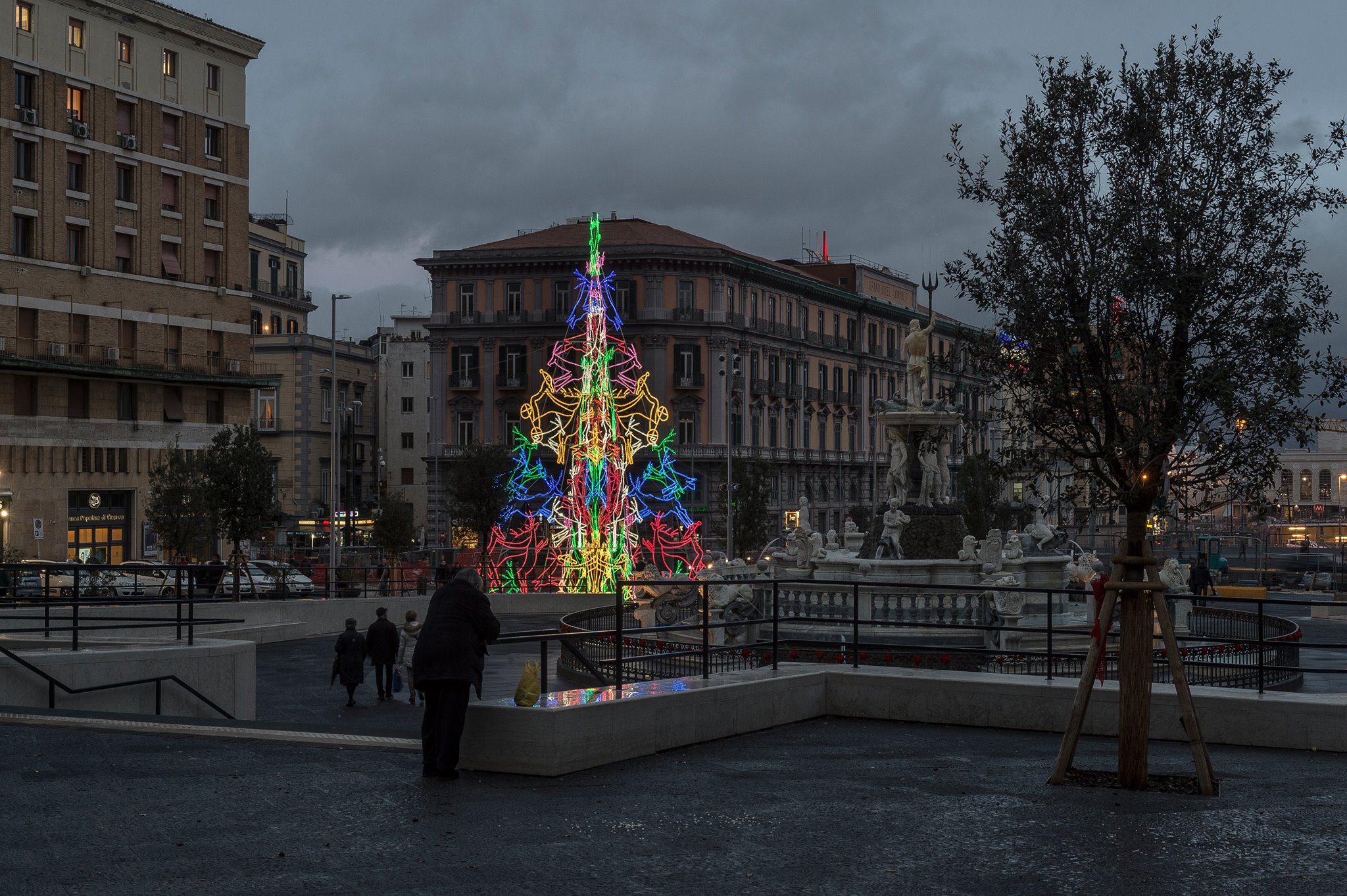 Christmas Tree – Piazza Municipio, Naples